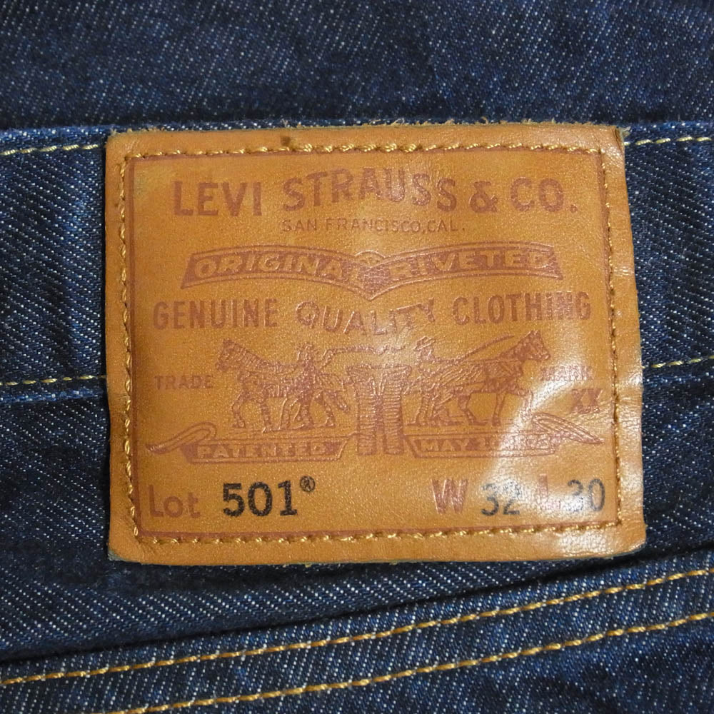 Levi's リーバイス 0022X-0000 501(R) Selvedge RIGID デニム パンツ インディゴブルー系 32【中古】