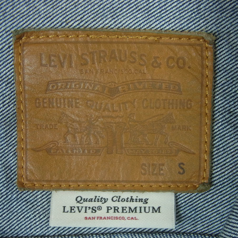 Levi's リーバイス 0022T-0000 PREMIUM 2nd JACKET Selvedge デニム ジャケット 中国製 インディゴブルー系 S【中古】