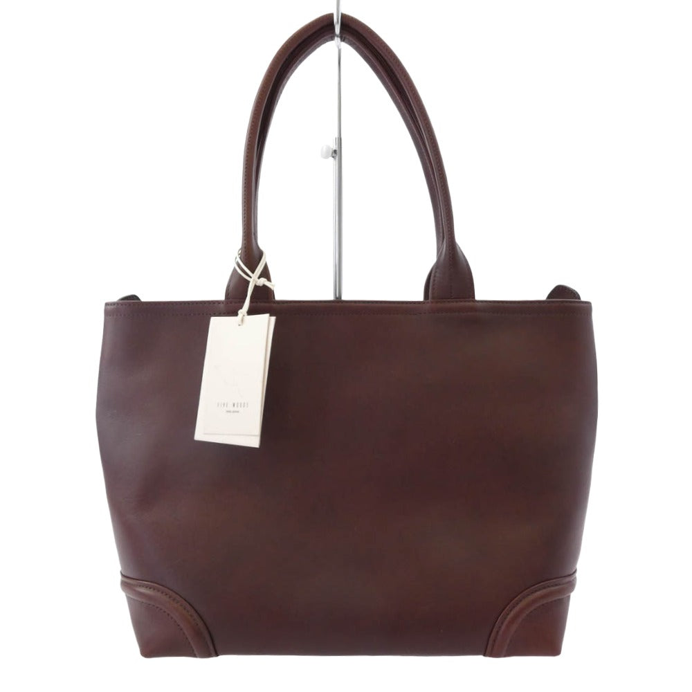 Five Woods ファイブウッズ 39189 PLATEAU プラトウ DALLY TOTE レザー トートバッグ バーガンディ【極上美品】【中古】