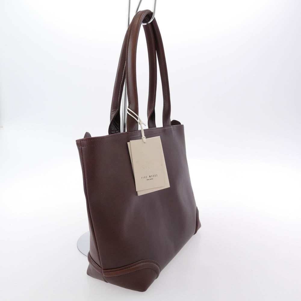 Five Woods ファイブウッズ 39189 PLATEAU プラトウ DALLY TOTE レザー トートバッグ バーガンディ【極上美品】【中古】