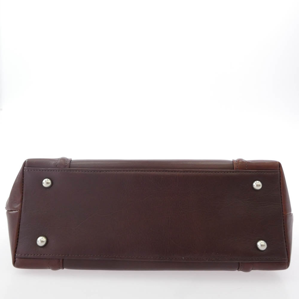 Five Woods ファイブウッズ 39189 PLATEAU プラトウ DALLY TOTE レザー トートバッグ バーガンディ【極上美品】【中古】