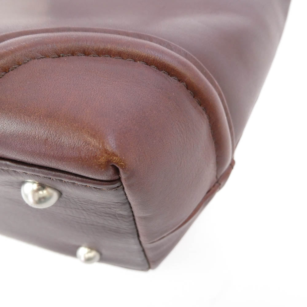 Five Woods ファイブウッズ 39189 PLATEAU プラトウ DALLY TOTE レザー トートバッグ バーガンディ【極上美品】【中古】