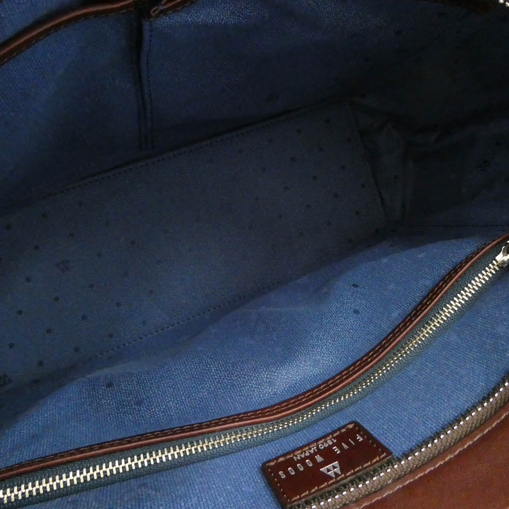 Five Woods ファイブウッズ 39189 PLATEAU プラトウ DALLY TOTE レザー トートバッグ バーガンディ【極上美品】【中古】