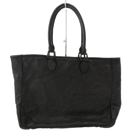 ISAMUKATAYAMA BACKLASH イサムカタヤマバックラッシュ 207-08 JAPAN STEER GARMENT-DYED TOTE-BAG ジャパンステアー タンニン鞣し製品染め トートバッグ ブラック系【中古】