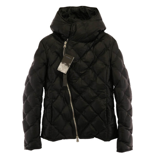 ISAMUKATAYAMA BACKLASH イサムカタヤマバックラッシュ 1363-02 BRITANIA カンガルー レザー ダウン ジャケット ブラック系 M【美品】【中古】