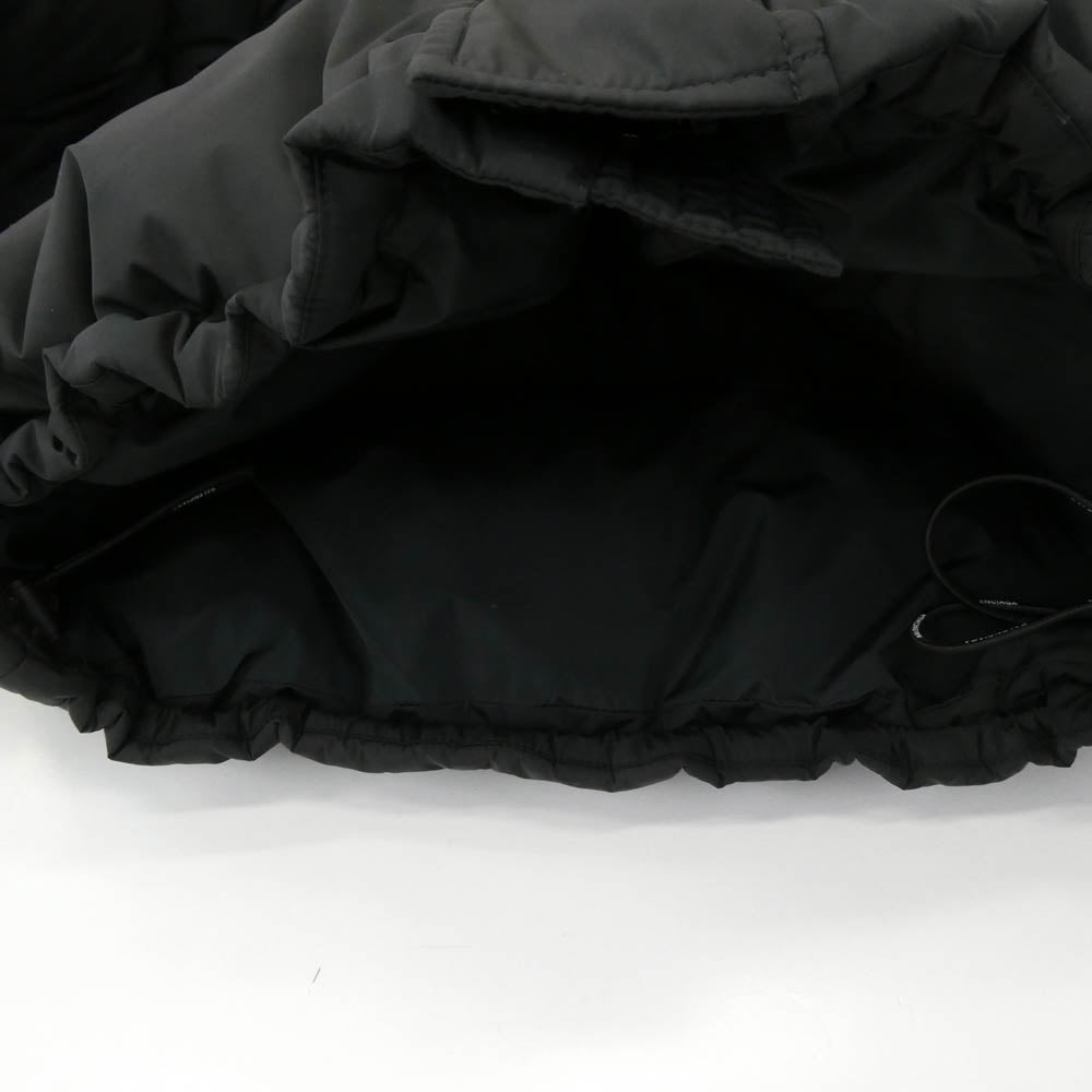 BALENCIAGA バレンシアガ 714898 TN019 ×adidas アディダス ライン オーバーサイズ ダウン ジャケット ブラック系 34【極上美品】【中古】