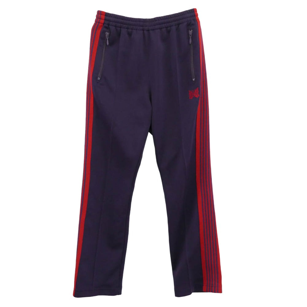 Needles ニードルス 22AW LQ230 Narrow Track Pant ナロー トラック パンツ パープル系 XS【中古】