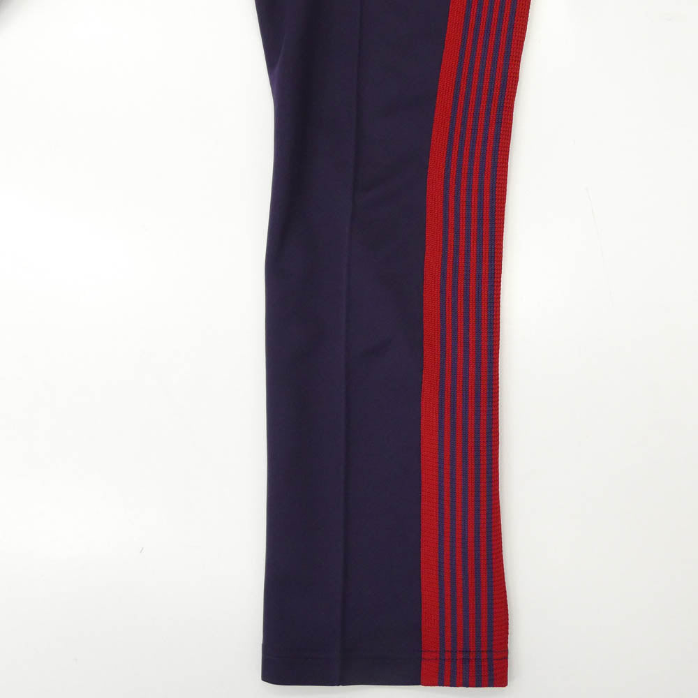 Needles ニードルス 22AW LQ230 Narrow Track Pant ナロー トラック パンツ パープル系 XS【中古】