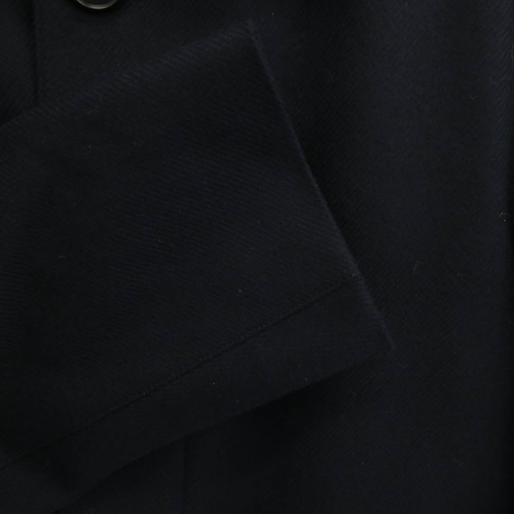 Mackintosh マッキントッシュ g1b31-880-28 DUNKELD ML ダンケルド シルク混ウール ステンカラー コート ネイビー系 44【中古】