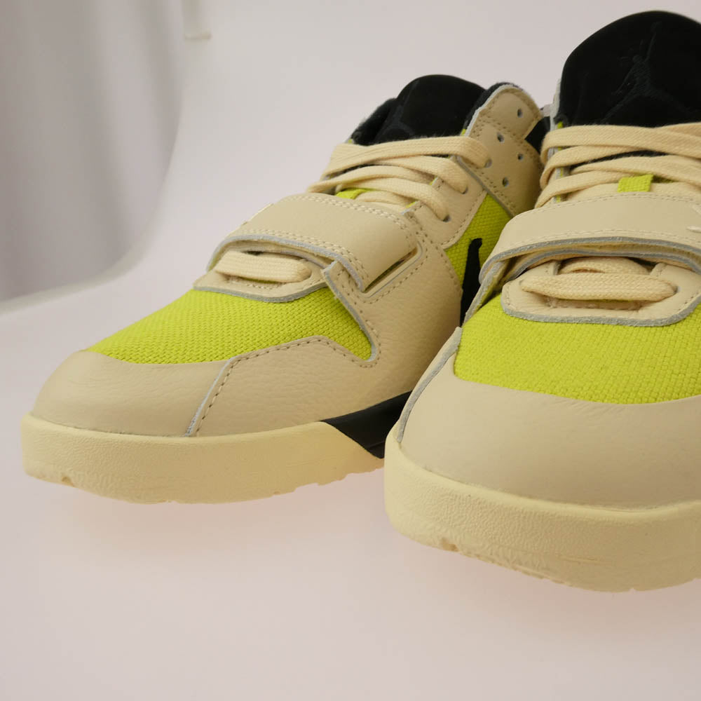 NIKE ナイキ FZ8117-102 × Travis Scott Jordan Jumpman Jack TR CJ1 T-Rexx Bright Cactus トラヴィス スコット ジョーダン ジャンプマン ジャック ブライトカクタス スニーカー ベージュ系 ライトグリーン系 27.5cm【美品】【中古】