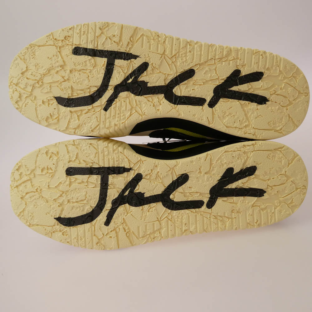 NIKE ナイキ FZ8117-102 × Travis Scott Jordan Jumpman Jack TR CJ1 T-Rexx Bright Cactus トラヴィス スコット ジョーダン ジャンプマン ジャック ブライトカクタス スニーカー ベージュ系 ライトグリーン系 27.5cm【美品】【中古】