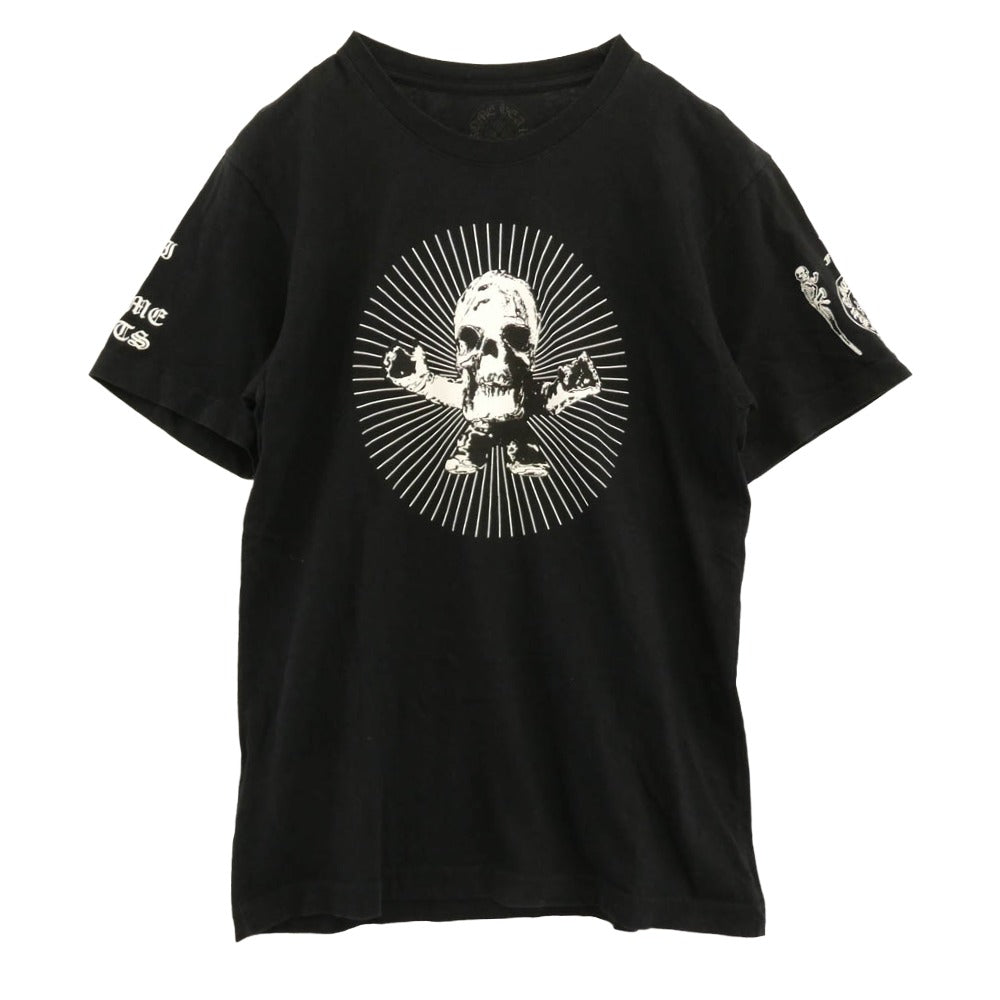 CHROME HEARTS クロムハーツ（原本無） FOTI HARRIS TEETER フォティ ハリスティータ 半袖 Tシャツ ブラック系 M【中古】