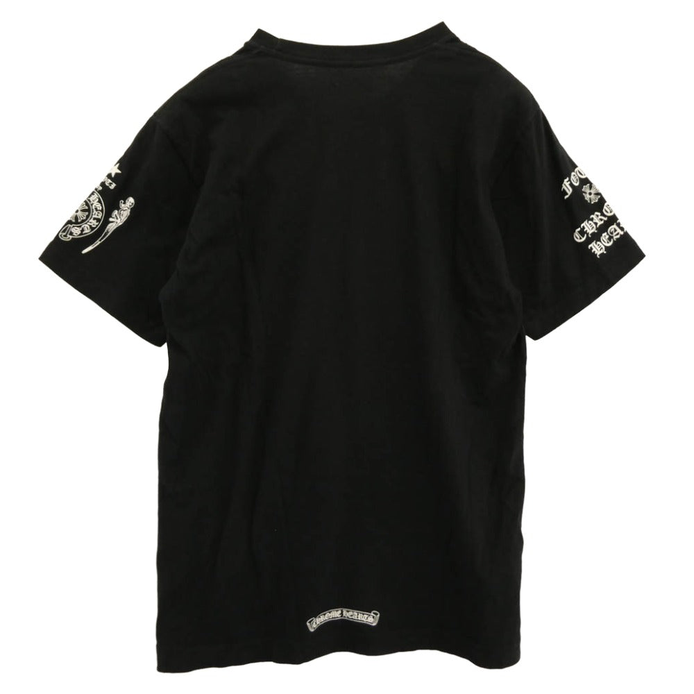 CHROME HEARTS クロムハーツ（原本無） FOTI HARRIS TEETER フォティ ハリスティータ 半袖 Tシャツ ブラック系 M【中古】