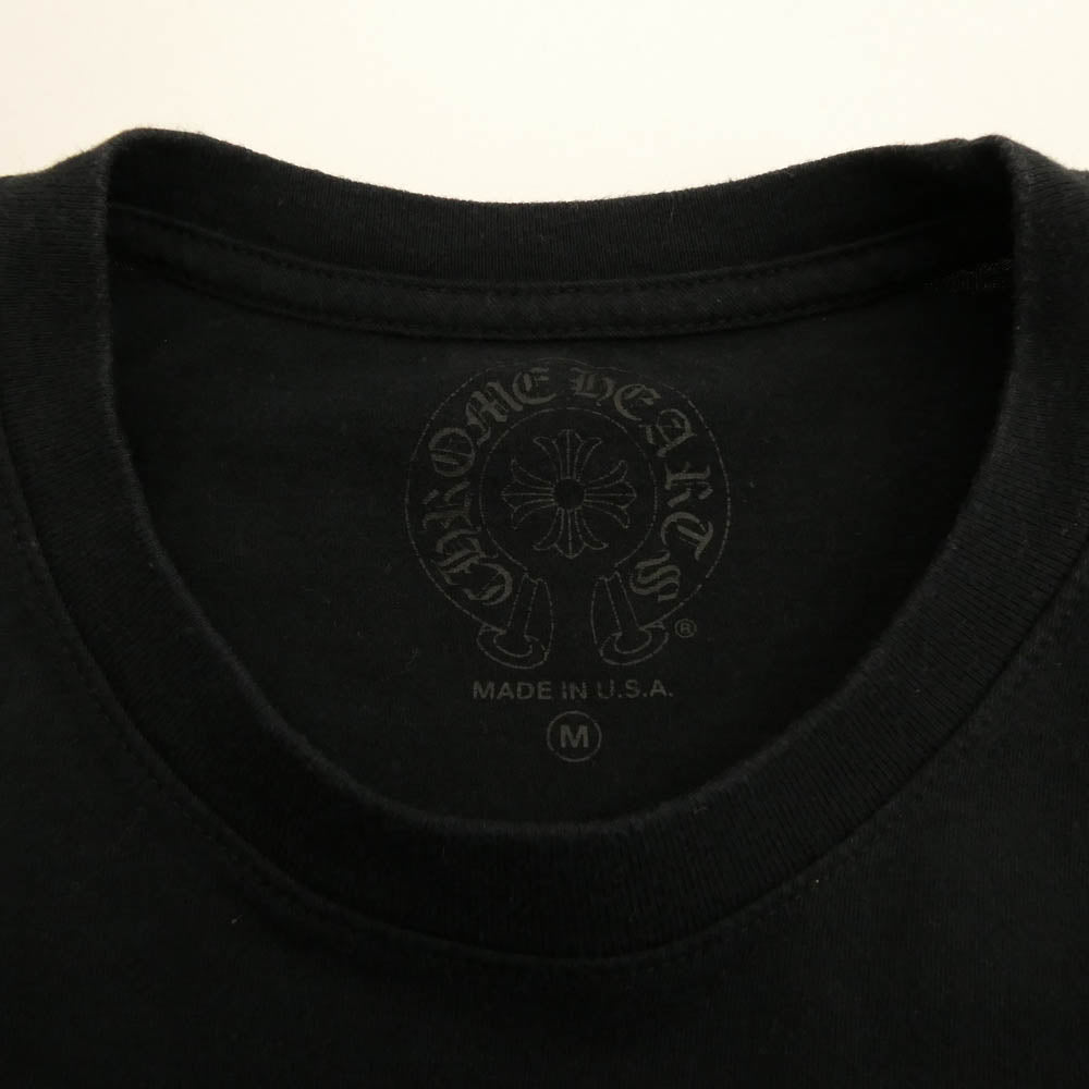 CHROME HEARTS クロムハーツ（原本無） FOTI HARRIS TEETER フォティ ハリスティータ 半袖 Tシャツ ブラック系 M【中古】