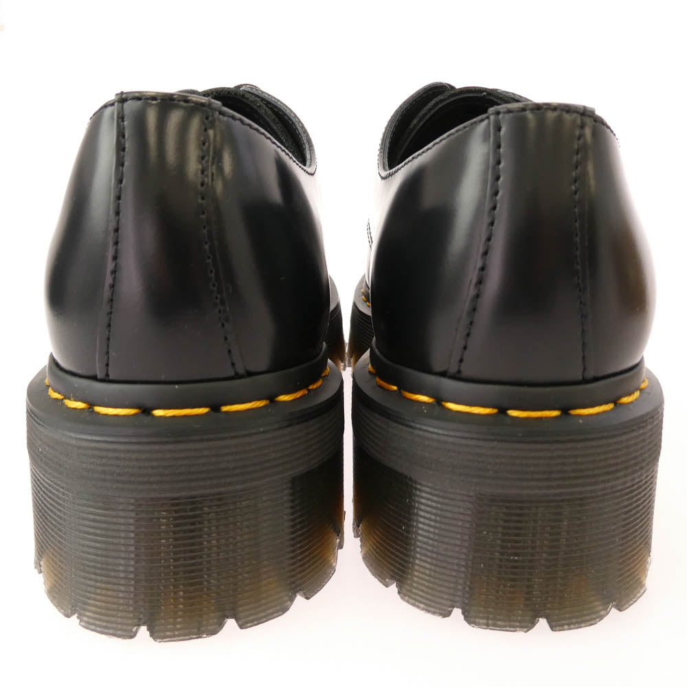 Dr.Martens ドクターマーチン 25567001 1461 QUAD 3 ホール レザー レースアップ シューズ ブラック系 US8【新古品】【未使用】【中古】