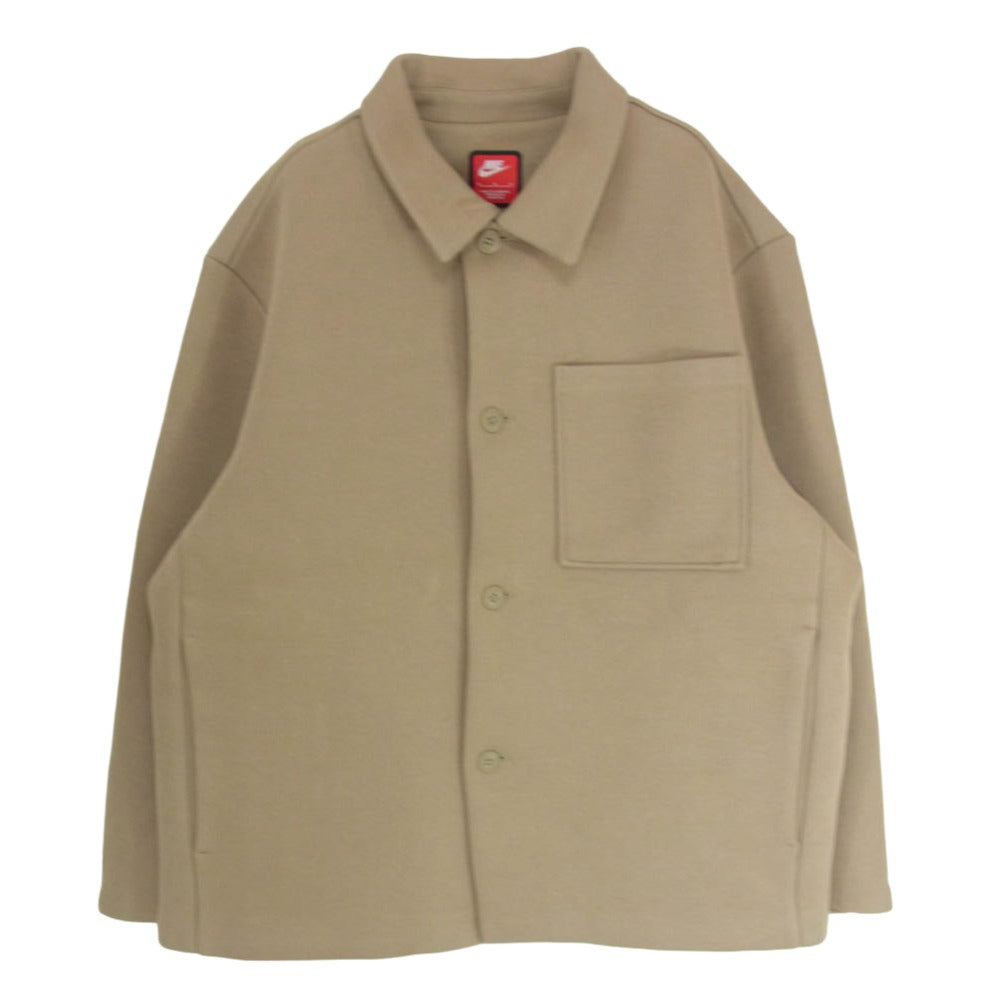 NIKE ナイキ FB8168-247 TECH FLEECE BLAZER テック フリース ブレザー ジャケット ベージュ系 M【極上美品】【中古】