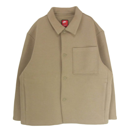 NIKE ナイキ FB8168-247 TECH FLEECE BLAZER テック フリース ブレザー ジャケット ベージュ系 M【極上美品】【中古】