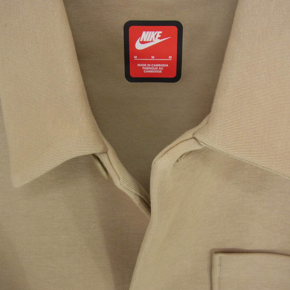 NIKE ナイキ FB8168-247 TECH FLEECE BLAZER テック フリース ブレザー ジャケット ベージュ系 M【極上美品】【中古】