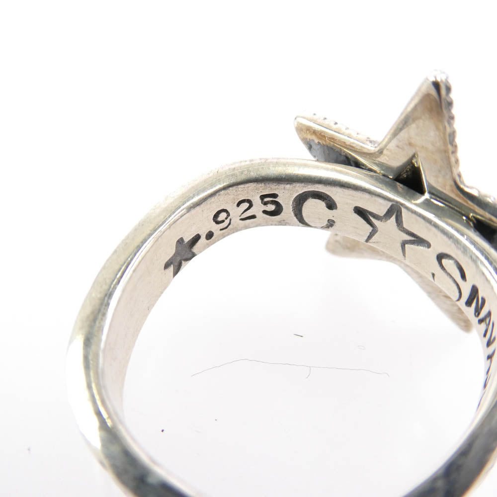 Cody Sanderson コディサンダーソン SMALL STAR&CAT SCRATHSQUARE RING スモール スター キャット スクラッチスクエア リング シルバー系 17号【中古】