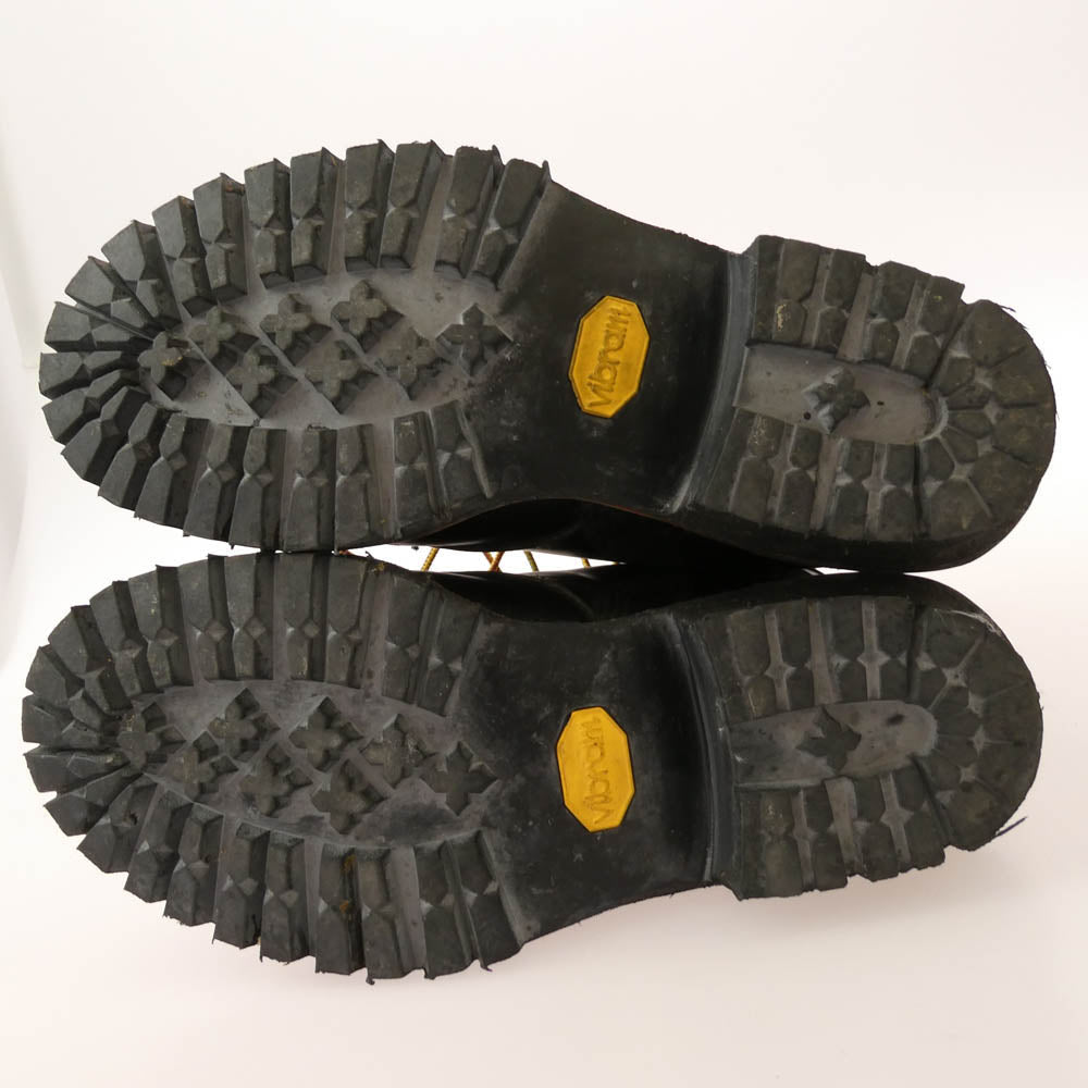 RED WING レッドウィング USA製 LOGGER ロガー レザー ワーク ブーツ ブラック系 27.5cm【中古】