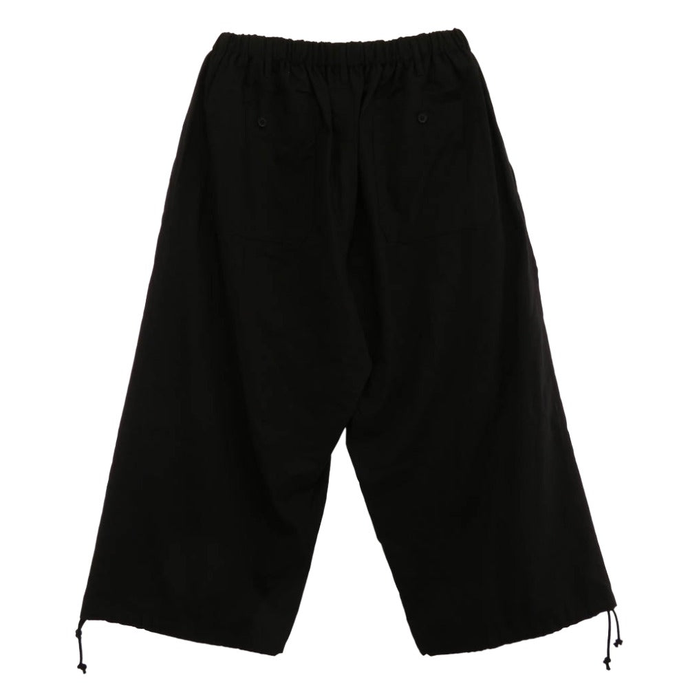 Yohji Yamamoto ヨウジヤマモト GM-P01-017-2 GroundY COTTON GABARDINE BALLOON PANTS コットンギャバジン バルーン パンツ ブラック系 3【新古品】【未使用】【中古】