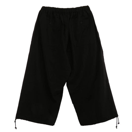 Yohji Yamamoto ヨウジヤマモト GM-P01-017-2 GroundY COTTON GABARDINE BALLOON PANTS コットンギャバジン バルーン パンツ ブラック系 3【新古品】【未使用】【中古】