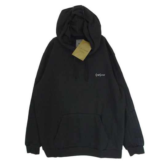 Y-3 Yohji Yamamoto ワイスリー ヨウジヤマモト HA-T63-986-1 KA9652 KURO 3STRIPES HOODIE クロ スリーストライプス フーディー パーカー ブラック系 L【新古品】【未使用】【中古】