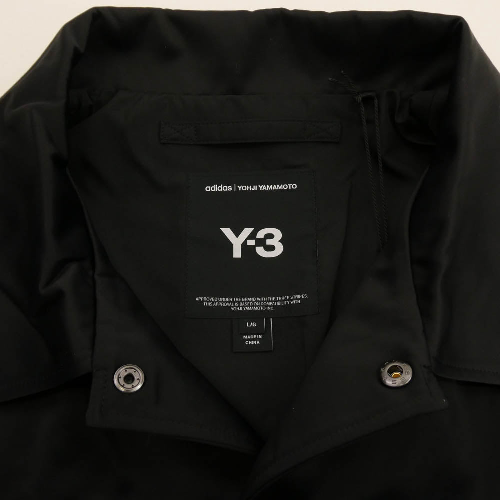 Y-3 Yohji Yamamoto ワイスリー ヨウジヤマモト 25AW JW4626 GRAPHIC COACH JACKET グラフィック コーチ ジャケット ブラック系 L【新古品】【未使用】【中古】