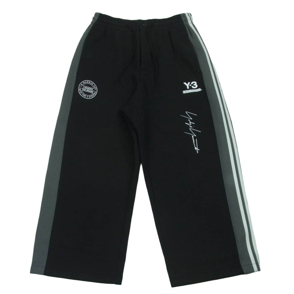 Y-3 Yohji Yamamoto ワイスリー ヨウジヤマモト JW7002 NEIGHBORHOOD ネイバーフッド NBHD TRACK PANTS トラック パンツ ブラック系 S【新古品】【未使用】【中古】