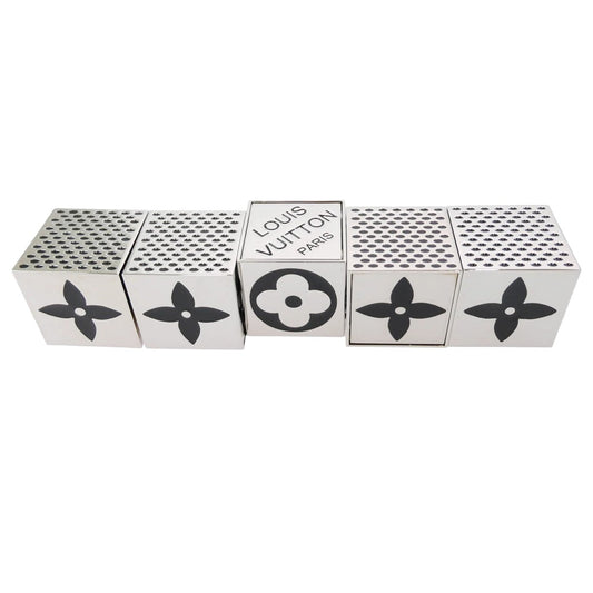LOUIS VUITTON ルイ・ヴィトン M99454 LV CUBE GAME クリスマス モノグラム ダイス ゲーム キューブ サイコロ シルバー系【中古】