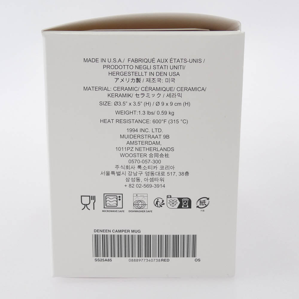 Supreme シュプリーム 25SS Deneen Camper Mug デニーン キャンパーマグ カップ レッド系【新古品】【未使用】【中古】