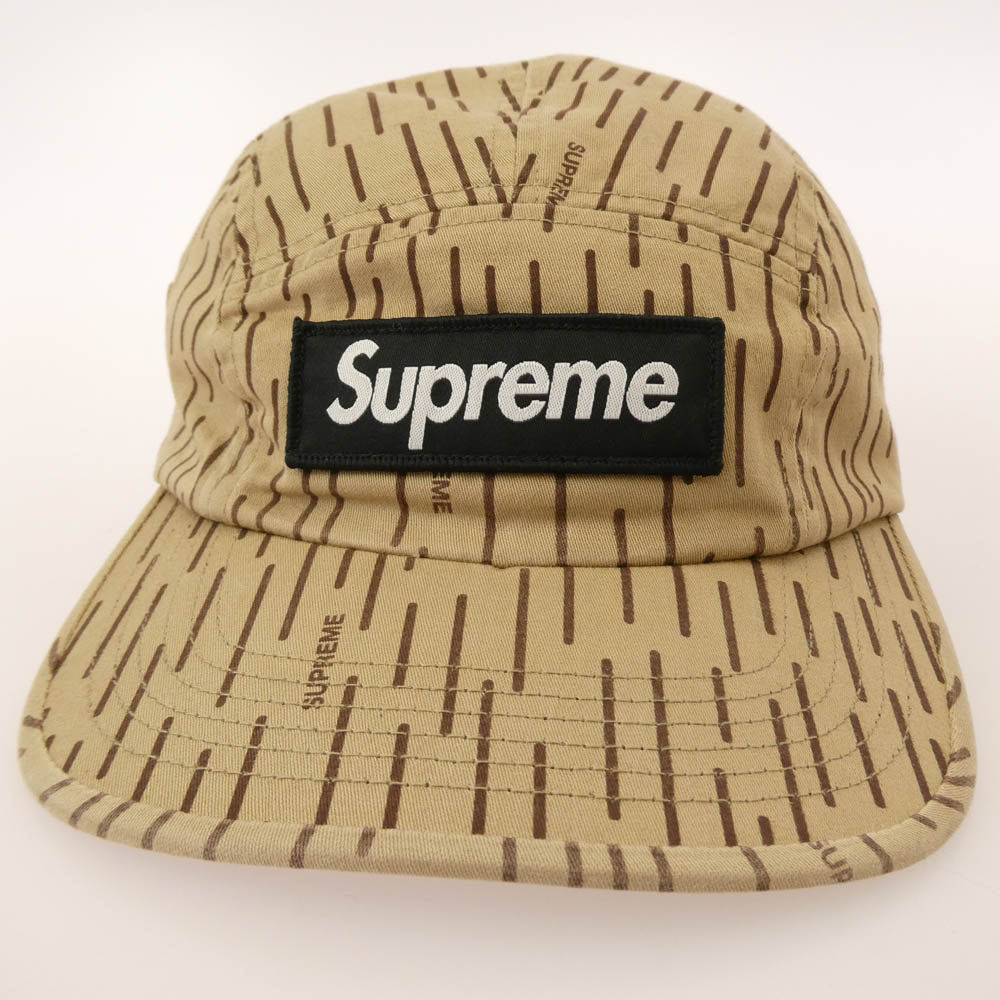 Supreme シュプリーム 24W Military Camp Cap Tan Raindrop ミリタリー ボックスロゴ キャンプ ベージュ系 58【中古】