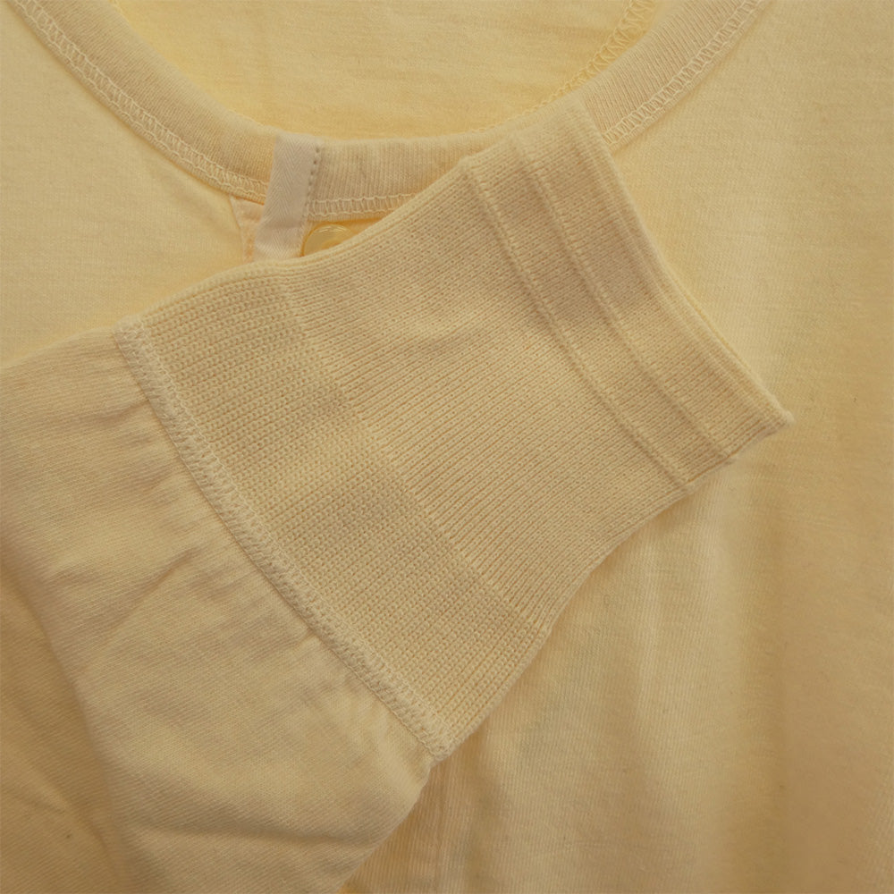 TENDERLOIN テンダーロイン T-HENRY LONG ヘンリーネック 長袖 Ｔシャツ カットソー オフホワイト系 M【美品】【中古】