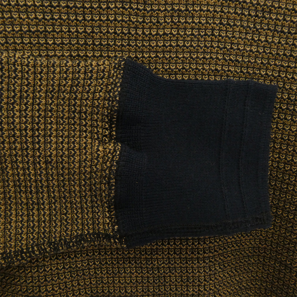 TENDERLOIN テンダーロイン T-THERMAL MIX ワッフル ミックス コットン サーマル カットソー カーキ ネイビー系 M【極上美品】【中古】