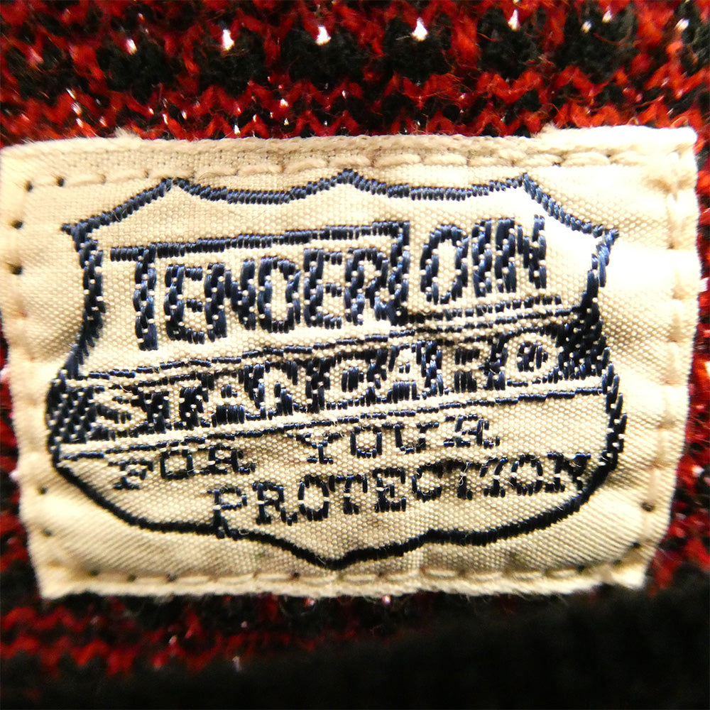 TENDERLOIN テンダーロイン T-THERMAL MIX ワッフル ミックスコットン サーマル カットソー レッド レッド系 M【極上美品】【中古】