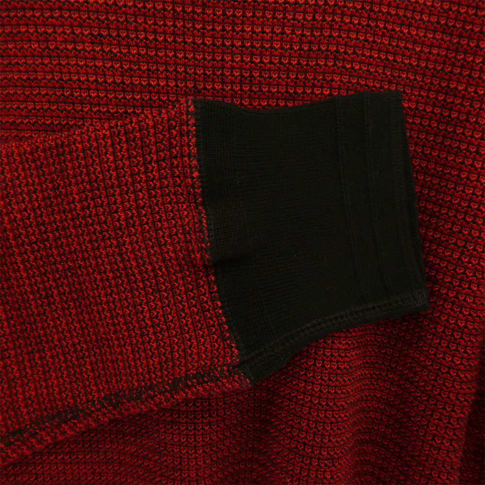 TENDERLOIN テンダーロイン T-THERMAL MIX ワッフル ミックスコットン サーマル カットソー レッド レッド系 M【極上美品】【中古】