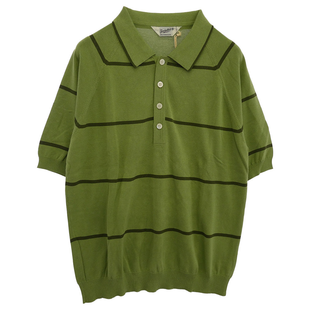 TENDERLOIN テンダーロイン T-POLY POLO 半袖 ポロシャツ グリーン ライトグリーン系 M【極上美品】【中古】
