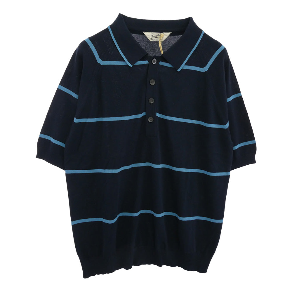 TENDERLOIN テンダーロイン T-POLY POLO 半袖 ポロシャツ ネイビー ネイビー系 M【極上美品】【中古】