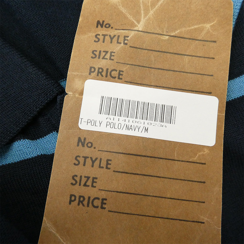 TENDERLOIN テンダーロイン T-POLY POLO 半袖 ポロシャツ ネイビー ネイビー系 M【極上美品】【中古】
