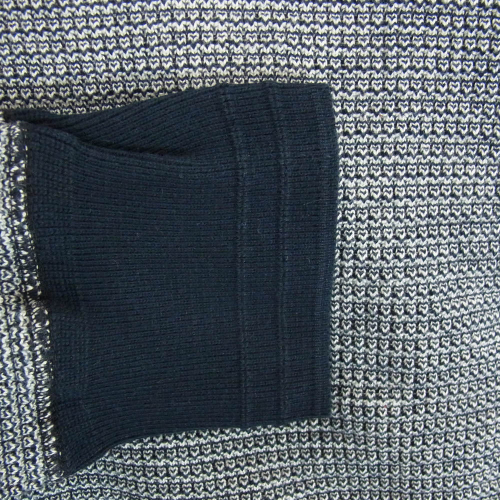 TENDERLOIN テンダーロイン T-WAFFLE 3/4 MIX ワッフル コットン サーマル カットソー ネイビー系 M【極上美品】【中古】