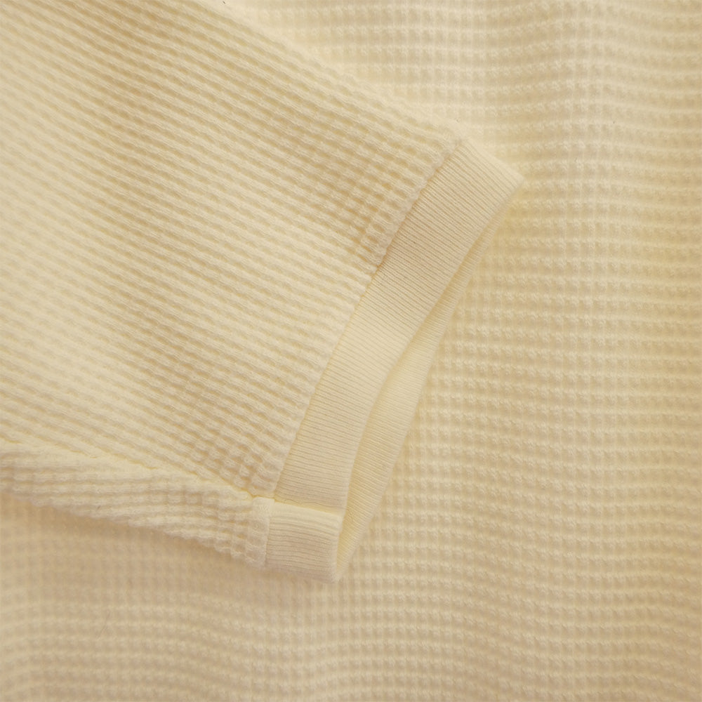 TENDERLOIN テンダーロイン T-WAFFLE ワッフル 長袖 サーマル カットソー コットン ホワイト オフホワイト系 M【極上美品】【中古】