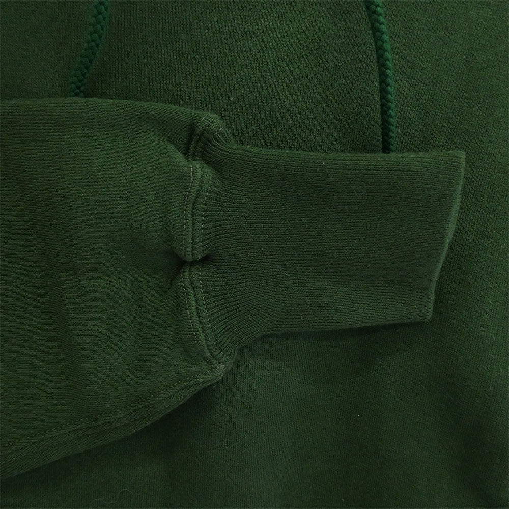 TENDERLOIN テンダーロイン T-PARKA ロゴ バックプリント スウェット パーカー フーディー グリーン モスグリーン系【極上美品】【中古】