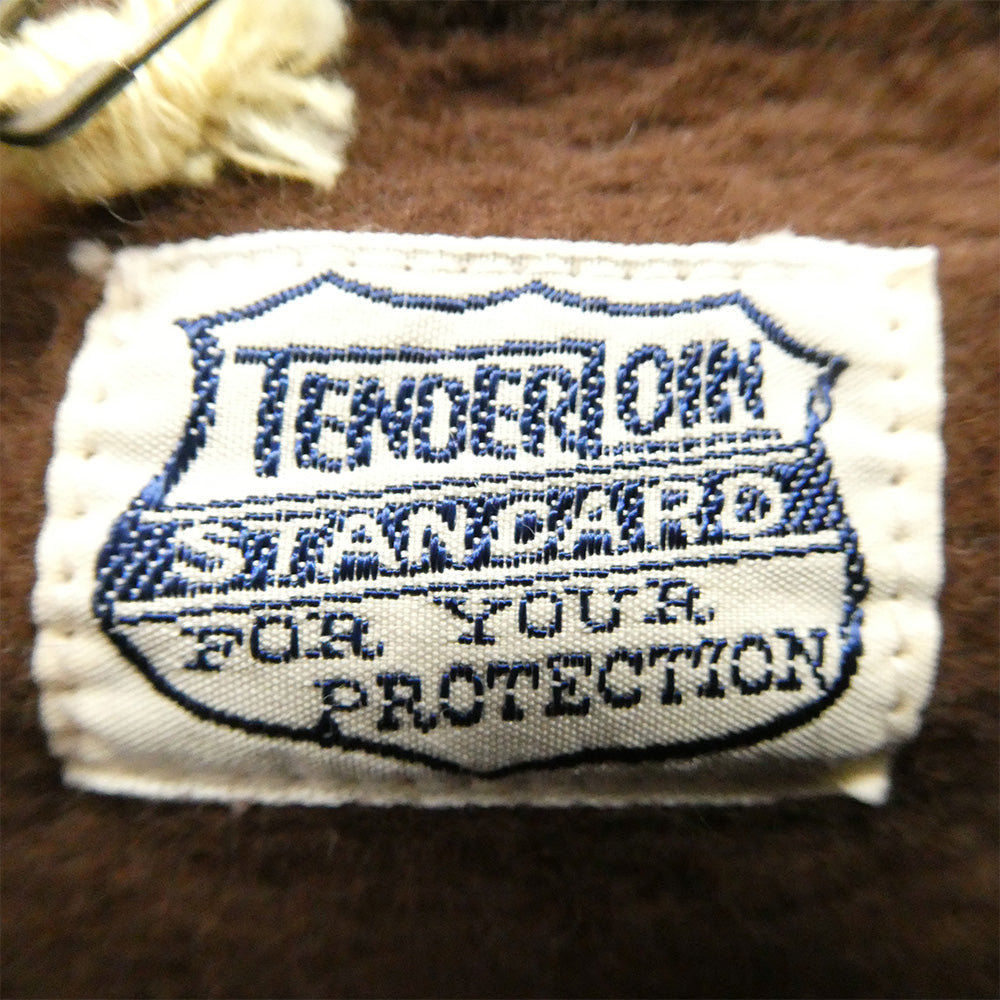 TENDERLOIN テンダーロイン T-PARKA ロゴ バックプリント 霜降り スウェット パーカー フーディー ブラウン ブラウン系 M【極上美品】【中古】