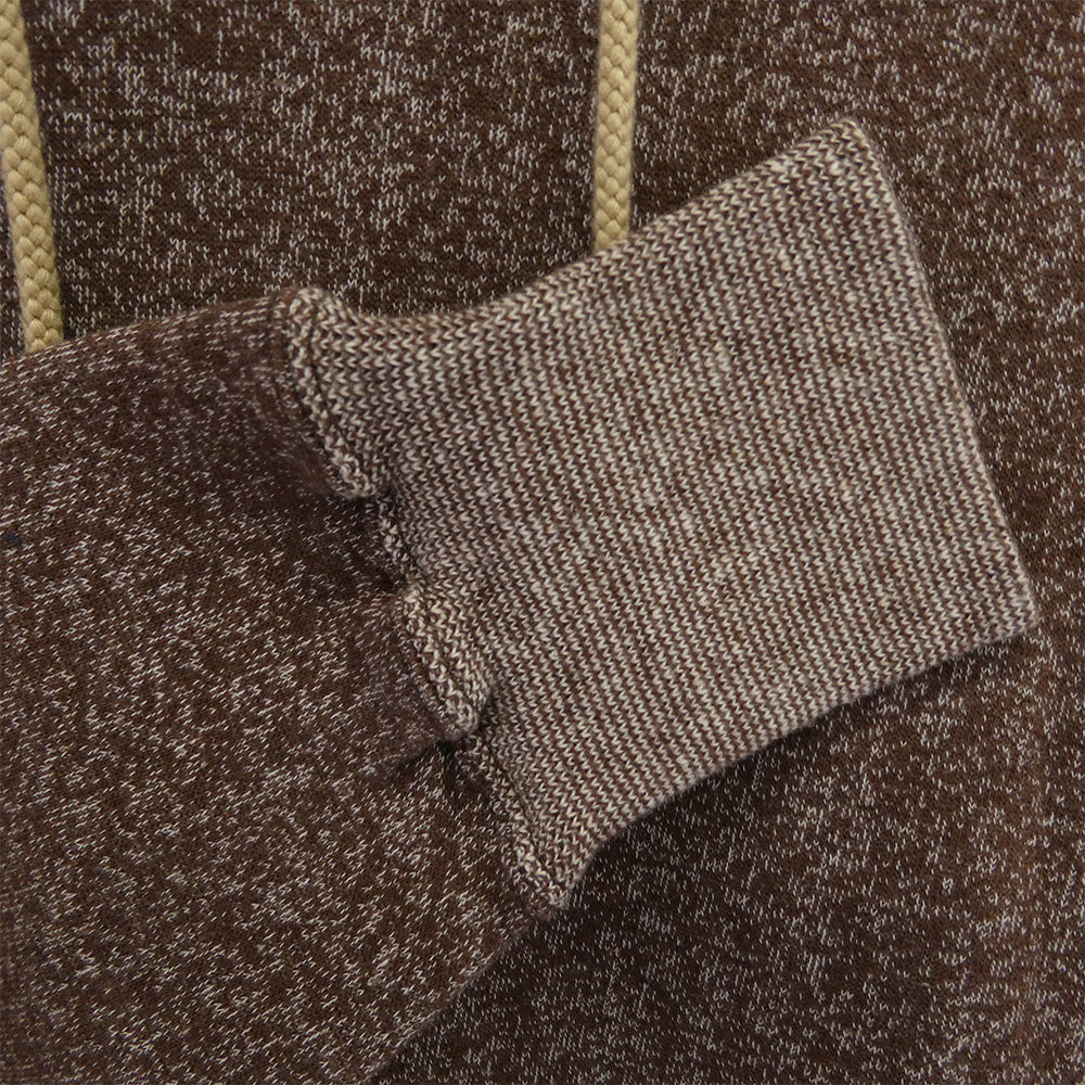 TENDERLOIN テンダーロイン T-PARKA ロゴ バックプリント 霜降り スウェット パーカー フーディー ブラウン ブラウン系 M【極上美品】【中古】