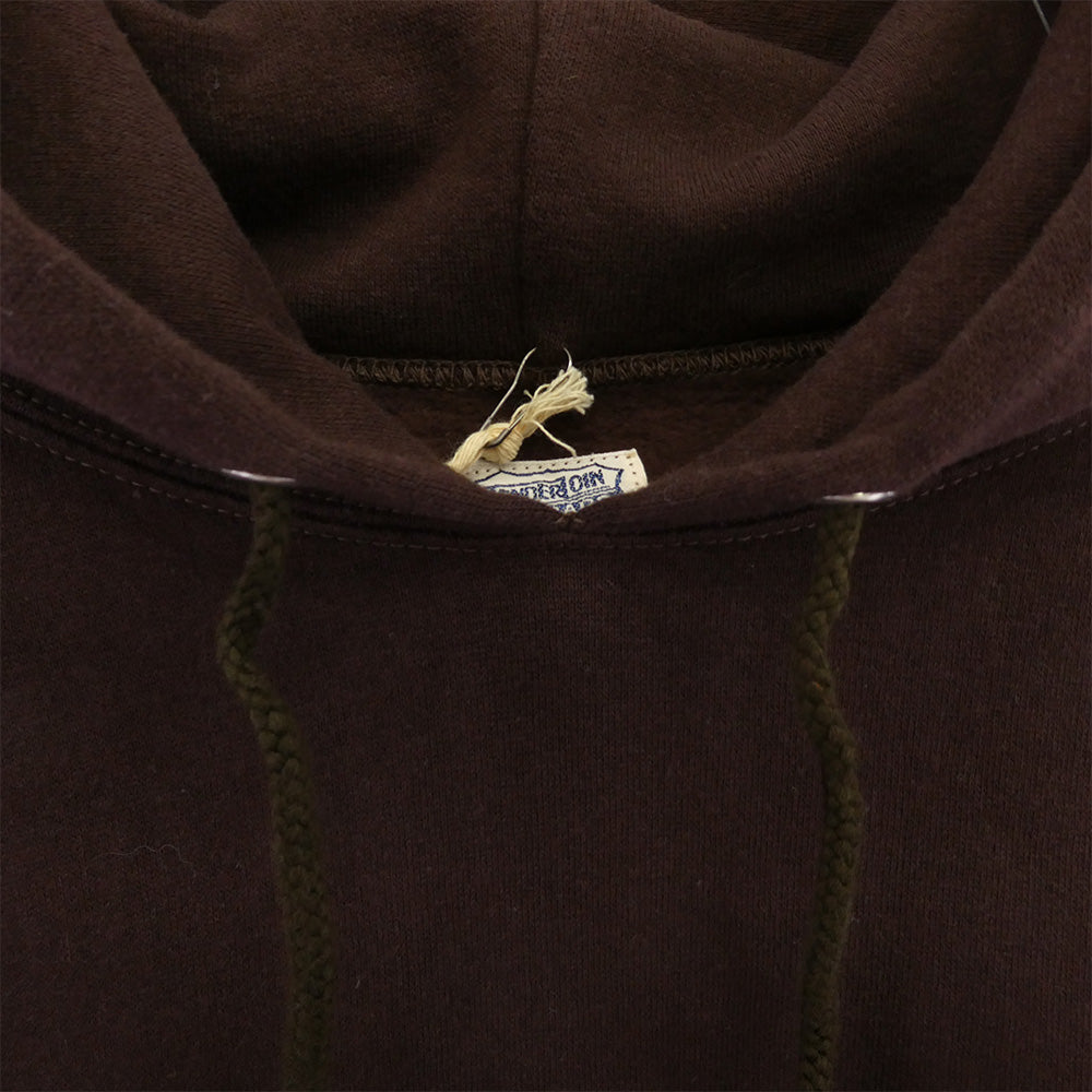TENDERLOIN テンダーロイン T-PARKA ロゴ バックプリント スウェット パーカー フーディー ブラウン ブラウン系 M【美品】【中古】