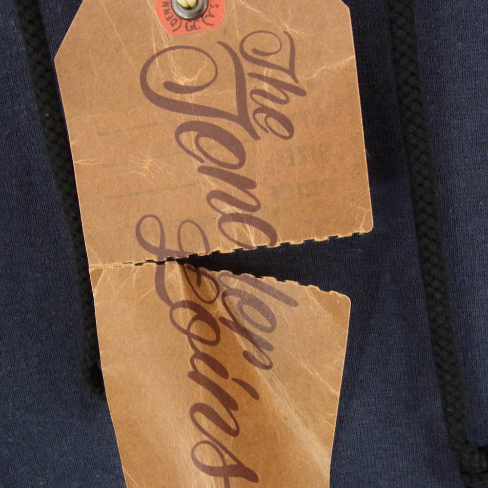 TENDERLOIN テンダーロイン T-PARKA ロゴ バックプリント スウェット パーカー フーディー ネイビー系 M【中古】