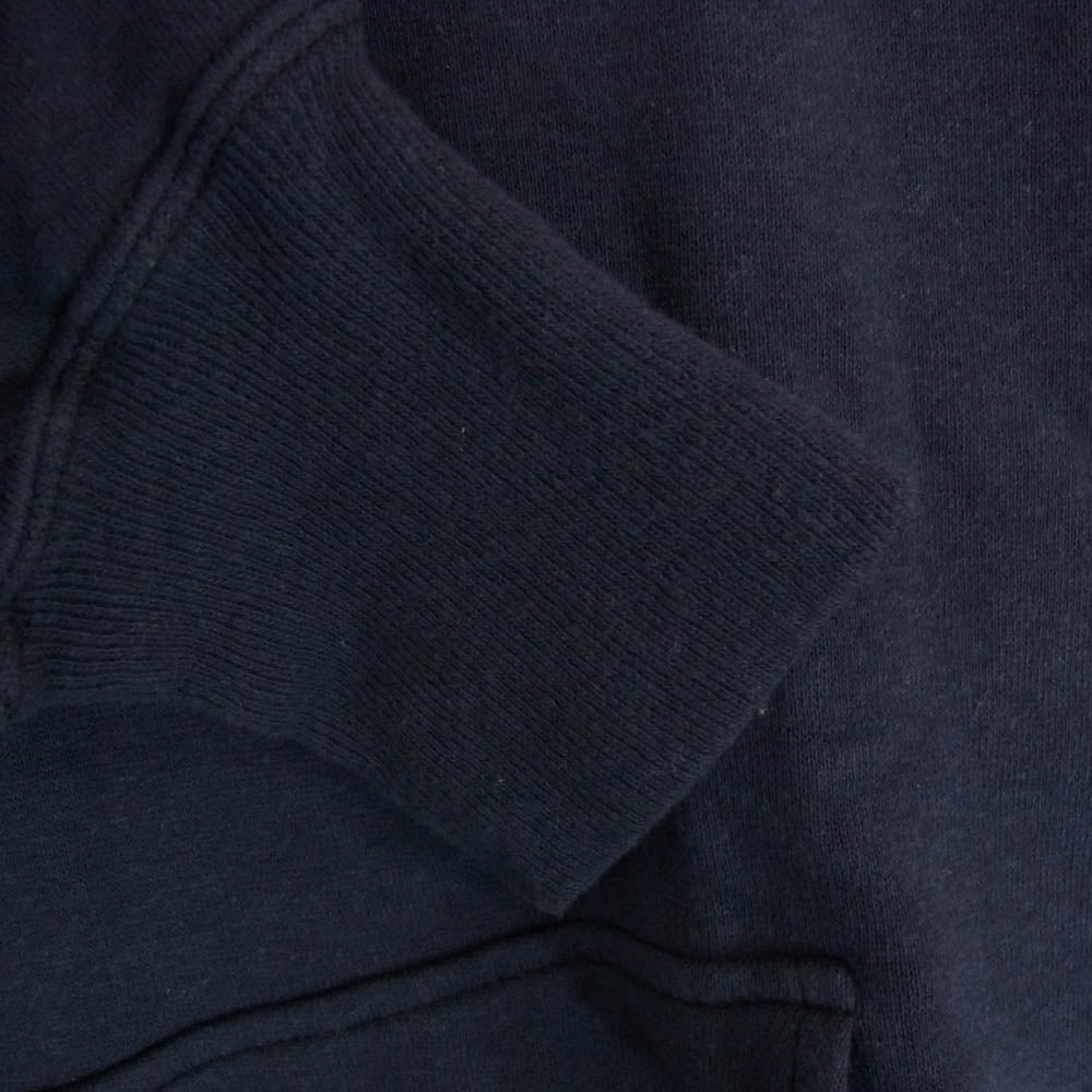 TENDERLOIN テンダーロイン T-PARKA ロゴ バックプリント スウェット パーカー フーディー ネイビー系 M【中古】