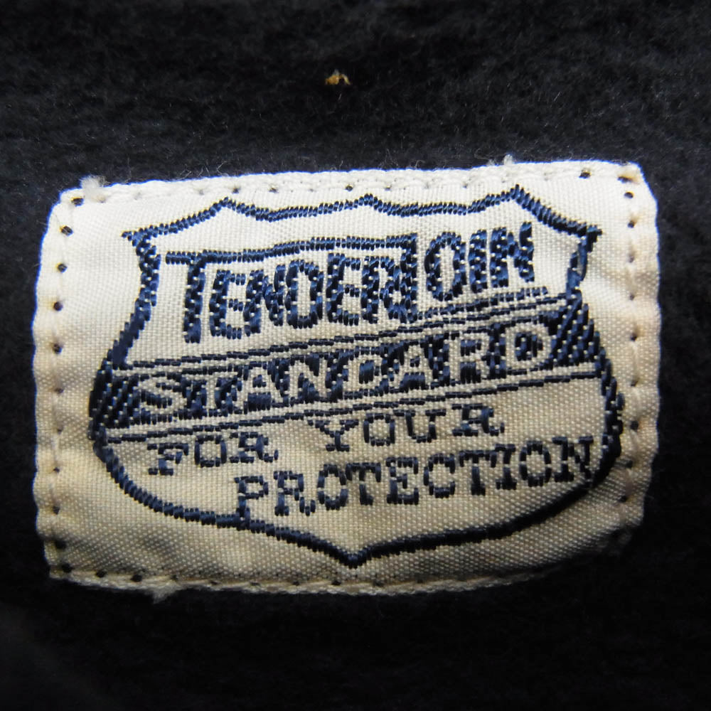 TENDERLOIN テンダーロイン T-PARKA ロゴ バックプリント スウェット パーカー フーディー ネイビー系 M【中古】