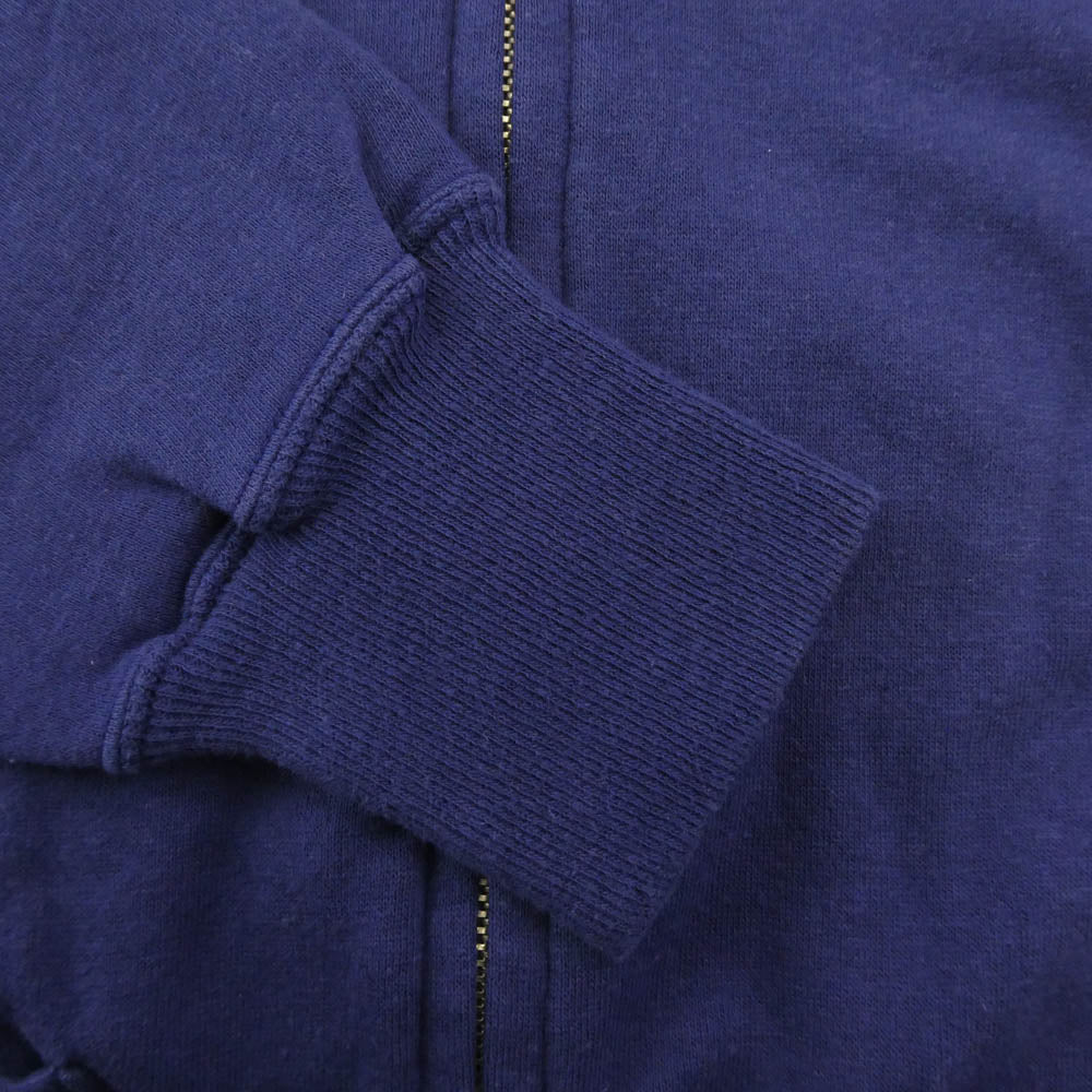 TENDERLOIN テンダーロイン T-PARKA ZIP ロゴ バックプリント ジップ アップ スウェット パーカー フーディー 茄子紺 ネイビー ネイビー系 M【中古】