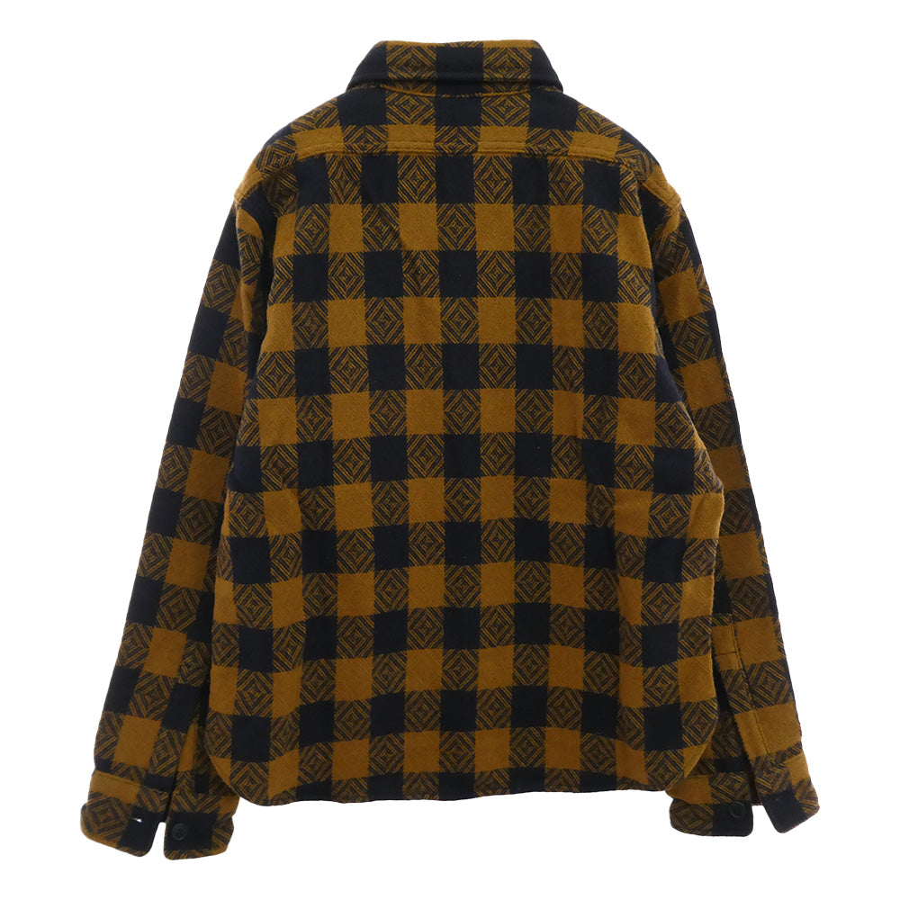 TENDERLOIN テンダーロイン 13AW T-BUFFALO CPO JKT バッファロー チェック柄 ウール 長袖 シャツ ジャケット ブラウン M ブラウン系 M【中古】